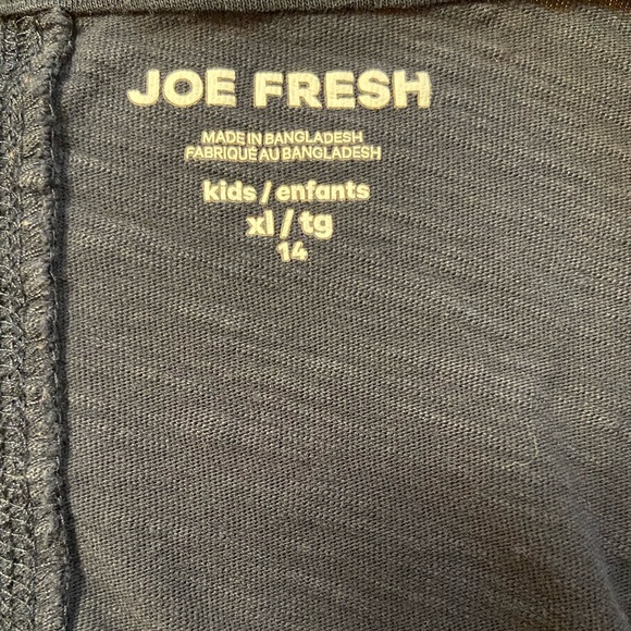 Joe Fresh Paisley girls blouse.Size:14.Black&white - Picture 2 of 5